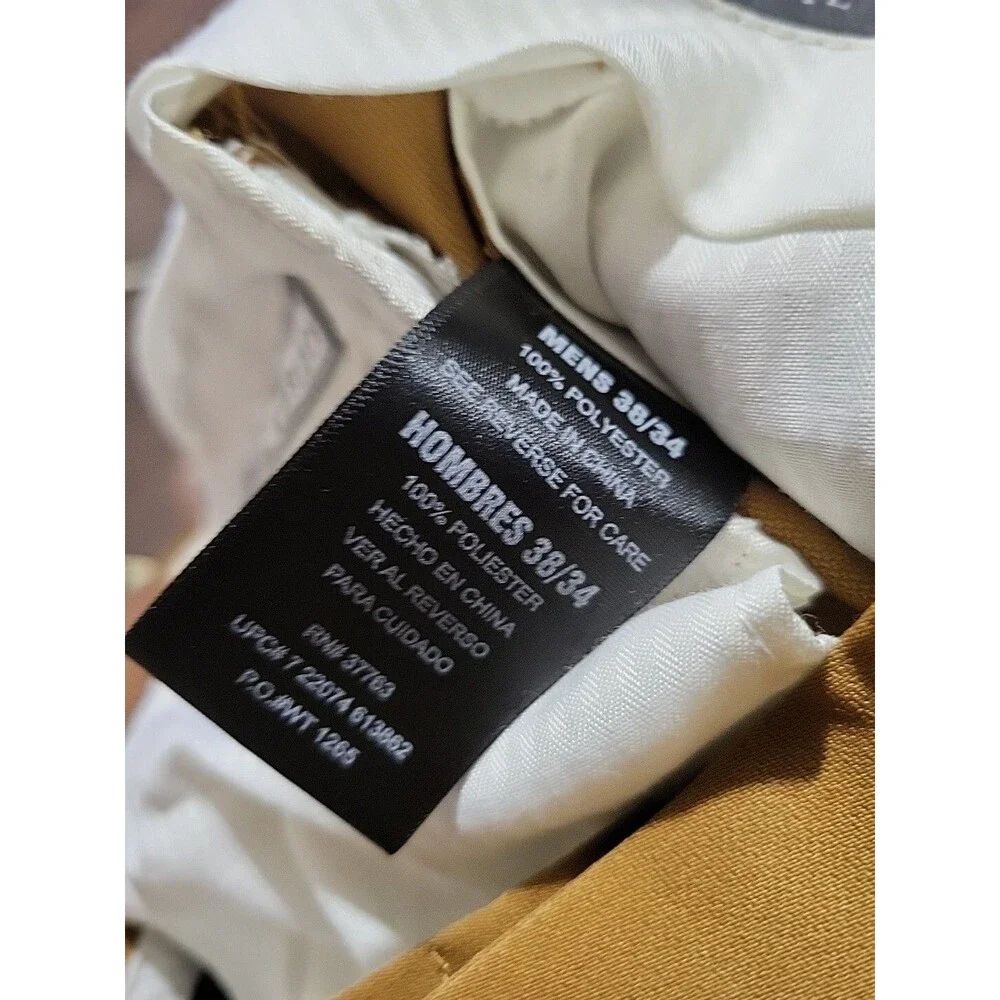Monte Carlo Dress Pants Size Men's 38x34 Brown